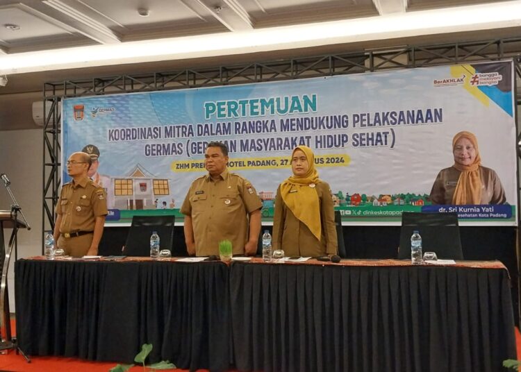 Pertemuan Koordinasi Mitra dalam Rangka Mendukung Pelaksanaan Germas (foto: Diskominfo Padang)