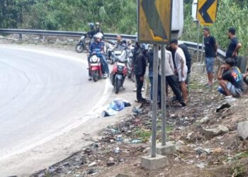 Tabrak lari di Sitinjau Lauik Padang pada Rabu (14/8)