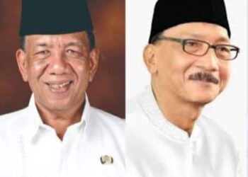 Rusma Yul Anwar (kiri) dan Hendrajoni (kanan) siap bertarung di Pilkada Pesisir Selatan 2024