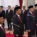 Prosesi pelantikan menteri dan wamentri Kabinet Indonesia Maju (foto: YouTube Sekretariat Presiden)