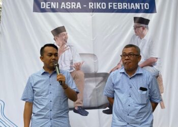 Pasangan Deni Asra-Riko yang maju Pilkada Limapuluh Kota