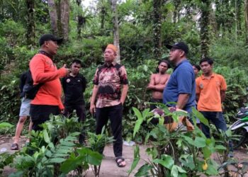 Tim gabungan saat melakukan pencarian korban