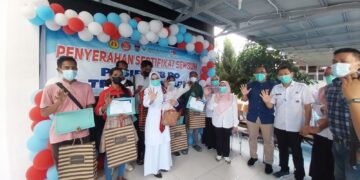 Wisuda TB di RSUD dr. Rasidin Padang, Rabu (18/9).