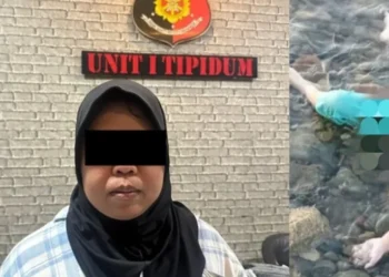 Satu dari tiga pelaku penculik dan pembunuh Aqila yang ditangkap. Ist