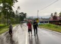 Lokasi kecelakaan di jalan Solok-Padang