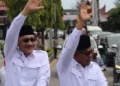 Calon Bupati dan Calon Wakil Bupati Pesisir Selatan Hendrajoni-Risnaldi Ibrahim meraih suara terbanyak di PIlkada 2024. Ist