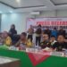 Konferensi pers kasus pembunuhan Nia Kurnia Sari, gadis penjual gorengan di Padang Pariaman (foto: Sumbarkita)