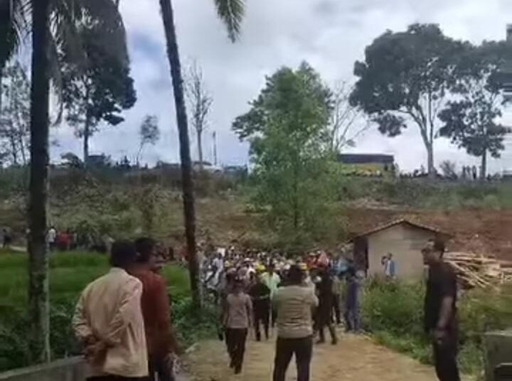 Lokasi pembangunan SMAN 3 Gunung Talang di Jorong Aro, Kabupaten Solok