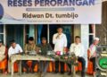 Anggota DPRD Provinsi Sumatera Barat Ridwan Dt. Tumbijo melakukan reses di Jorong Labuhan Kenagarian Tiku Limo Jorong Kecamatan Tanjung Mutiara Kabupaten Agam pada Jumat, (25/10/2024).