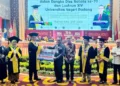 Bank Nagari kembali menyalurkan bantuan Corporate Social Responsibility (CSR) ke Universitas Negeri Padang.