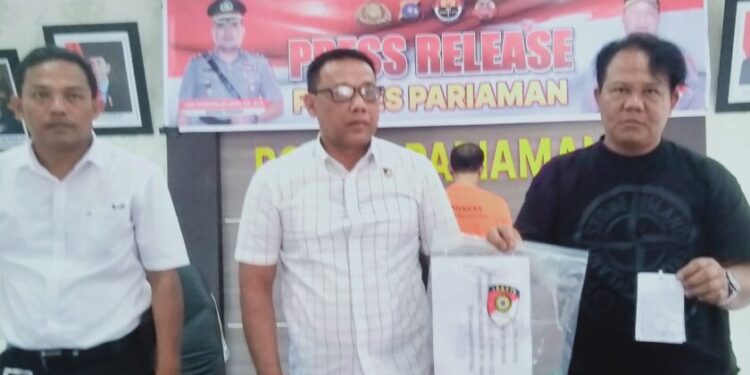 Polisi mengungkapkan transaksi narkoba di kawasan objek wisata di Pariaman.