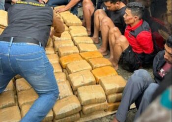 BNNP Sumbar mengamankan setengah toh ganja dan menangkap 4 pelaku di Pasaman.