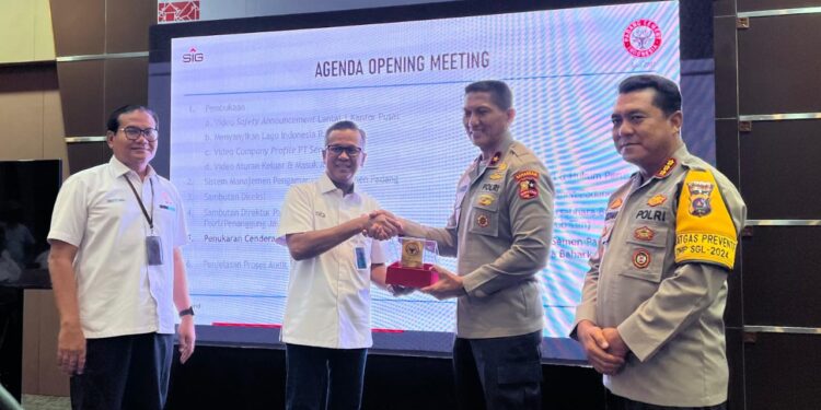 Sistem Manajemen Pengamanan PT Semen Padang Diaudit Tim Wasdal Mabes Polri