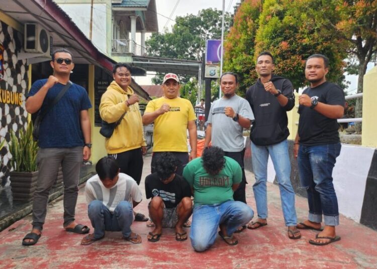 Tim Spider Polres Solok menangkap tiga pengedar narkoba, Kamis (31/10/2024).