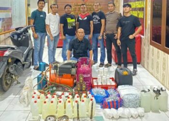 Pelaku dan barang bukti diamankan di Mapolres Limapuluh Kota.