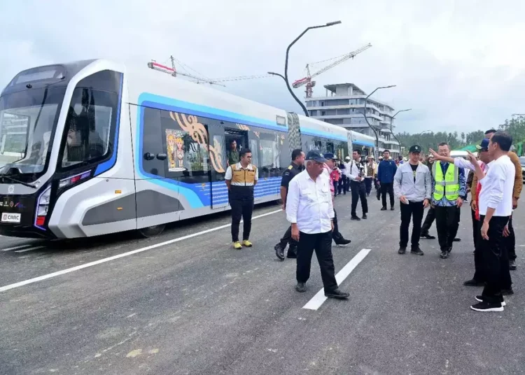 Uji coba ART di IKN pada 13 Agustus  2024. (Foto: Biro Humas Kepresidenan)