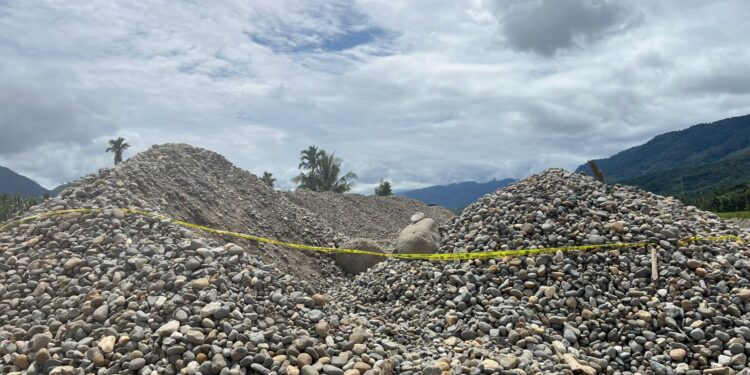 Tambang galian C ilegal di Solok Selatan.