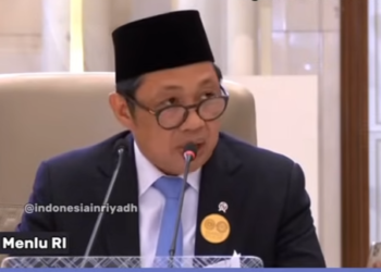 Wamenlu Anis Matta (foto: tangkap layar YouTube KBRI Riyadh)