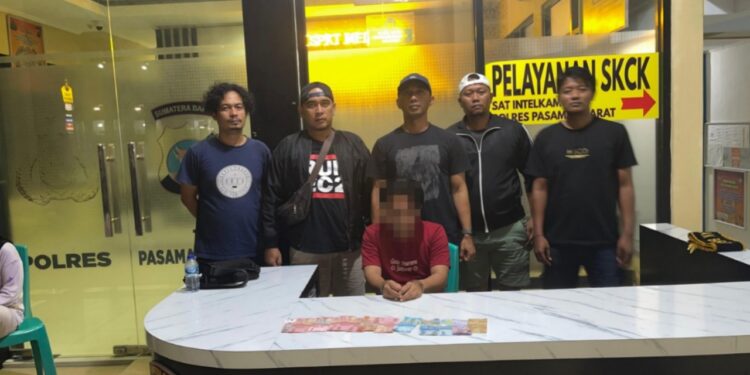 Pemuda di Pasaman Barat jadi muncikari ditangkap polisi (foto: Tribata News)