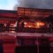 Komplek Pergudangan Nusantara Building Imam Bonjol di Pasar Raya Padang terbakar pada Jumat (8/11).