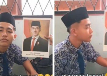 Viral siswa SMP mirip Wapres Gibran.