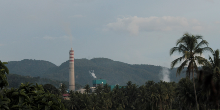 PLTU Ombilin di Desa Sijantang Koto, Kecamatan Talawi, Sawahlunto  (Foto: Habil Ramanda/Sumbarkita)