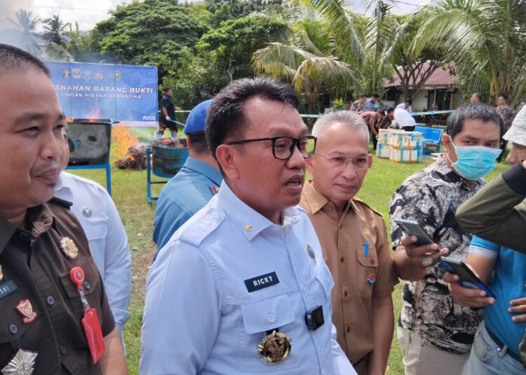 Kepala BNNP Sumbar, Brigjen Pol Riki Yanuarfi (foto: Habil R/Sumbarkita)