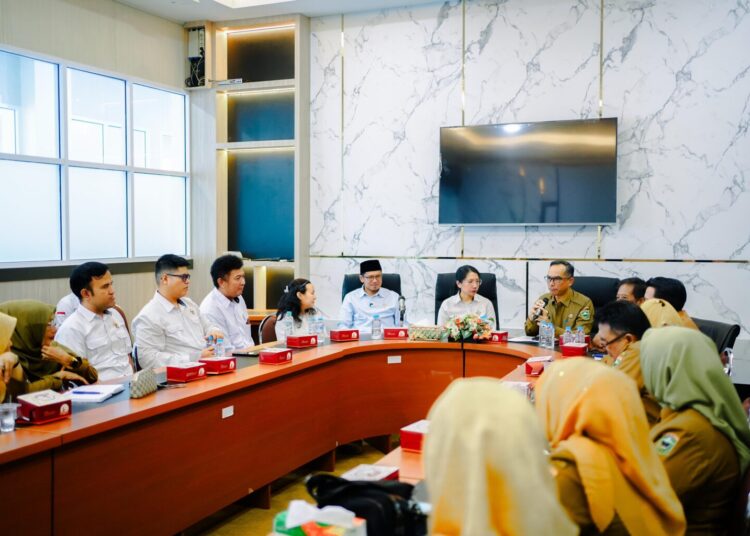 Pemkab Solok menyambut kedatangan Tim BPK RI Perwakilan Sumbar dalam rangka Pemeriksaan Laporan Keuangan Daerah (foto: ist).