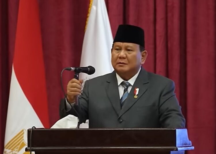 Presiden Prabowo Subianto (foto: Youtube Sekretariat Presiden)