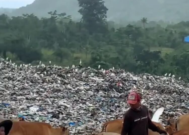 Sampah di TPA Air Dingin, Kota Padang. IST