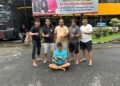 Pelaku pencurian di Padang diringkus polisi. (foto: Dok. Polresta Padang).