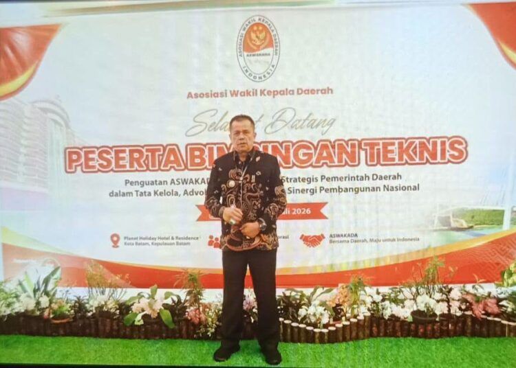 Wakil Wali Kota Payakumbuh Elzadaswarman, mengikuti Bimbingan Teknis (Bimtek) Asosiasi Wakil Kepala Daerah (ASWAKADA) di Planet Holiday Hotel & Residence, Kota Batam, Kepulauan Riau, Kamis (23/7/2026).