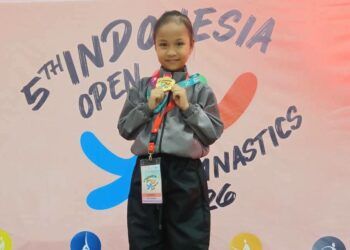 Alesha Alicia Novea, Atlet Gimnastik Cilik Payakumbuh Raih Emas di Ajang Nasional