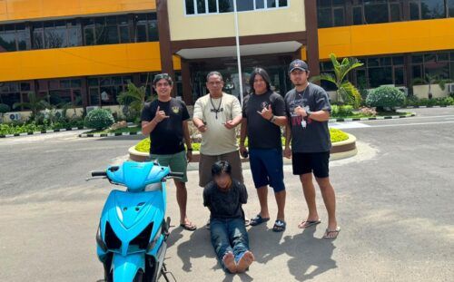Jual Motor Curian kepada Polisi, Maling di Padang Ditangkap