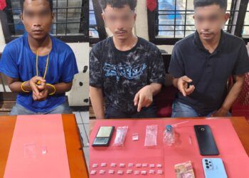 Pengedar di Lima Puluh Kota Ditangkap Saat Pakai Sabu-Sabu Bersama Rekannya, 1 Pembeli Diringkus