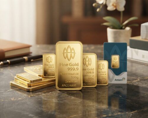 Harga Emas Antam Hari Ini Naik Jadi Rp2,640 Juta per Gram