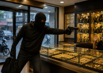 Oknum Polisi Bersenjata Api Rampok Toko Emas, Diduga karena Tekanan Ekonomi