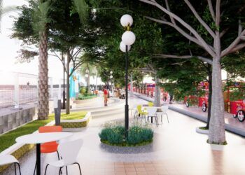 Percantik Pantai Padang, Pemko Bangun Taman Kota Baru, Dilengkapi Playground dan Jalur Pedestrian
