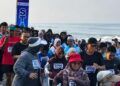 Ratusan Pelari Padati Pantai Katapiang, Barefoot Running Padang Pariaman 2026 Cetak Sejarah