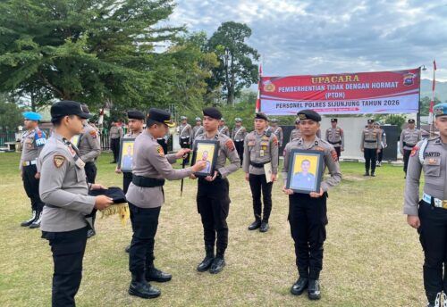 Empat Polisi di Sijunjung Dipecat Akibat Tidak Masuk Kerja, Terpengaruh Judi Daring