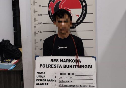 Tangkap Terduga Pengedar di Bukittinggi, Polisi Sita Enam Paket Sabu-Sabu