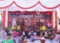Pelajar Padang Panjang Tampilkan Musik Tradisional di Pentas Seni Pasar Baru