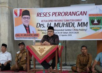 Reses di Padang, Ketua DPRD Sumbar Muhidi Serap Aspirasi Warga soal Pendidikan dan UMKM