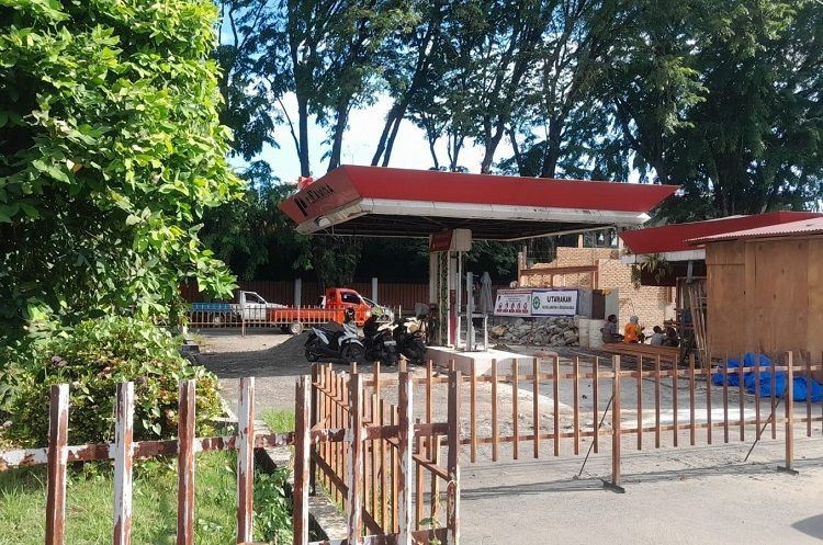 Lahan eks SPBU di Jalan Jaksa Agung, kawasan Taman Rimbo Kaluang, Kecamatan Padang Barat, akan dijadikan tempat pembangunan Stasiun Pengisian Kendaraan Listrik Umum baru di Kota Padang. Foto: PLN UID Sumbar