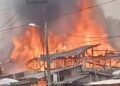 10 Ruko di Sijunjung Ludes Terbakar, Diduga Akibat Korsleting Listrik