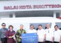 Pemko Bukittinggi Terima Hibah Ambulans dari Bank BTN untuk Dukung Pelayanan RSUD