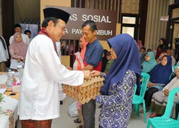 51 Penyandang Disabilitas dan 27 Lansia di Payakumbuh Terima Bantuan Permakanan