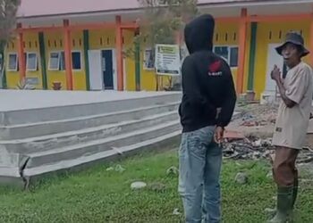 Belum Diserahterimakan, Bangunan Pentas Seni Rp71 Juta di Padang Pariaman Sudah Retak
