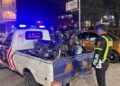 2 Motor Tabrakan di Tanah Datar, 2 Korban Luka di Kepala, 1 Perempuan Terkapar di Jalan