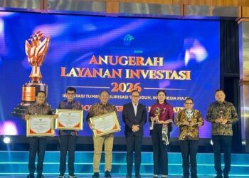 Pecahkan Rekor, Dharmasraya Raih Terbaik I Anugerah Layanan Investasi 2026